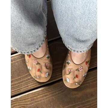 Elegant Mesh Ballet Flats for Comfortable Daily Wear