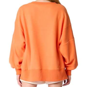 Muineobuka Women Sequin Halloween Sweatshirts Long Sleeve Sparkle Glitter Pumpkin Ghost Halloween Ugly Pullover