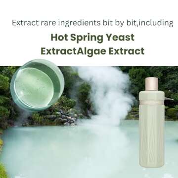 ONSENSOU Hair Conditioner with Hot Spring Yeast & Green Algae Extract, Amino Acid & Mint Infused, Hy...