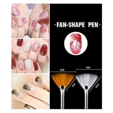 YIMART 20PCS Nail Art Design Dotting Painting Drawing Polish Brush Pen Tools