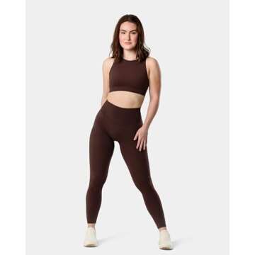 Kamo Fitness Nora Sports Bra - Lightweight High Neck Top