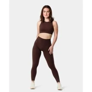 Kamo Fitness Nora Sports Bra - Lightweight High Neck Top