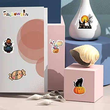100PCS Unique Halloween Stickers for Parties and Crafts