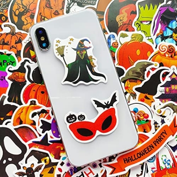 100PCS Unique Halloween Stickers for Parties and Crafts