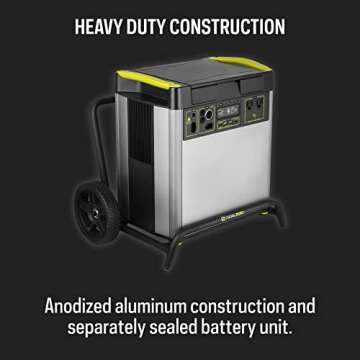 Goal Zero Yeti 6000X Portable Power Station for Homes, 6000 Watt-Hours, Solar-Powered Generator with...