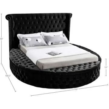 Luxus Collection Velvet King Bed with Storage Solutions