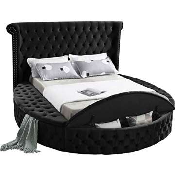 Luxus Collection Velvet King Bed with Storage Solutions