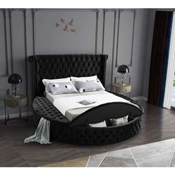 Luxus Collection Velvet King Bed with Storage Solutions