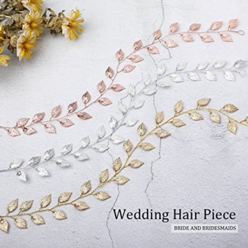 JAKAWIN Leaf Bride Wedding Hair Vine for Exquisite Elegance