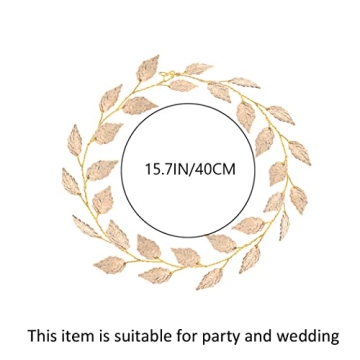 JAKAWIN Leaf Bride Wedding Hair Vine for Exquisite Elegance