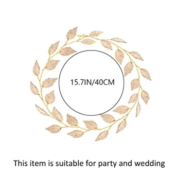 JAKAWIN Leaf Bride Wedding Hair Vine for Exquisite Elegance