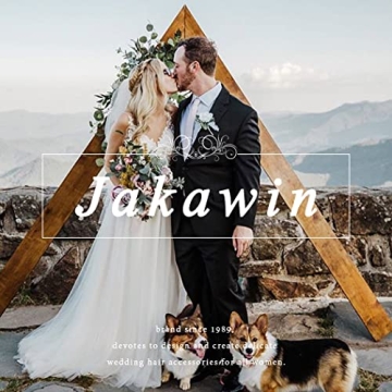 JAKAWIN Leaf Bride Wedding Hair Vine for Exquisite Elegance