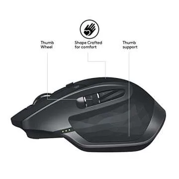 Logitech MX Master 2S Mouse Graphite, wireless, 910-005139 (Graphite, wireless)