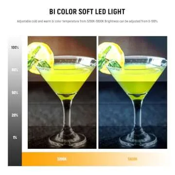 NEEWER 9" LED Video Light Panel for Photography & Streaming