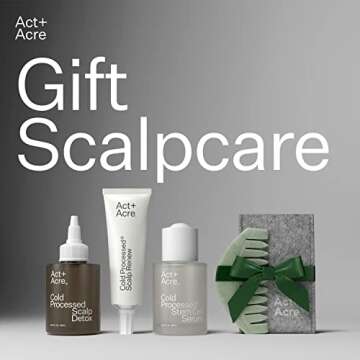 Act+Acre Cold Processed Scalp Renew Treatment with Salicylic Acid and Peppermint - Scalp Exfoliating...
