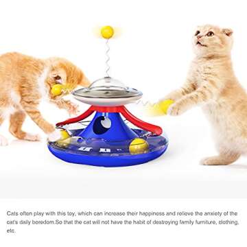 YLOKO Cat Roller Toy for Engaging Play and Treats