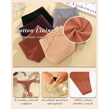 Comfortable Cotton Thongs for Women Pack XS-XL