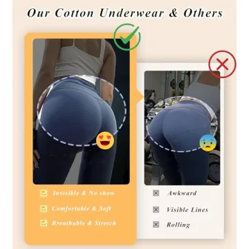 Comfortable Cotton Thongs for Women Pack XS-XL