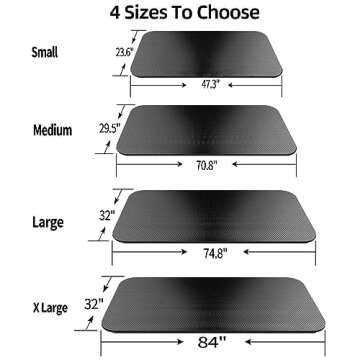 Durable Exercise Equipment Mat For Home Gym Use