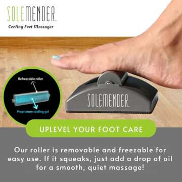 Solemender Cooling Foot Massager for Pain Relief and Comfort