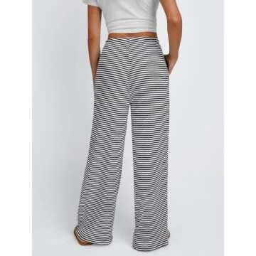 Trendy Queen Women's Wide Leg Sweats with Pockets