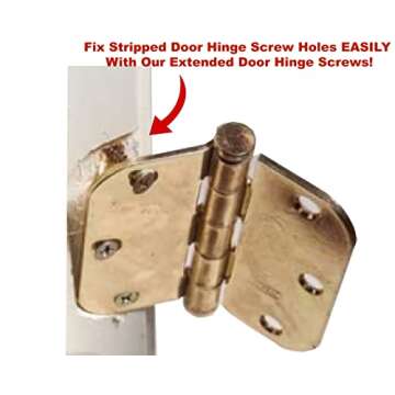 Satin Silver Nickel Wood Screws 9x3 Inch - 24 Pack