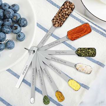 Wildone Measuring Cups & Spoons Set - 21 Premium Stainless Steel Pieces