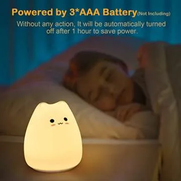 XIFEINIU LED Cat Night Light for Cozy Bedtime Glow