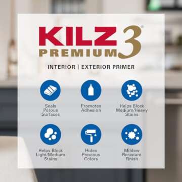 KILZ 3 Premium Primer for Superior Paint Finishes