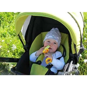 9pcs Baby First Rattle Teether Toy Gift Set with Storage Box for Infant Newborn Baby Boy 0 3 6 9 12 18Month Blue