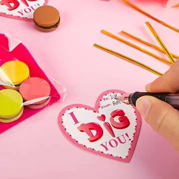 36 Valentine’s Plastic Shovels with Gift Cards for Parties