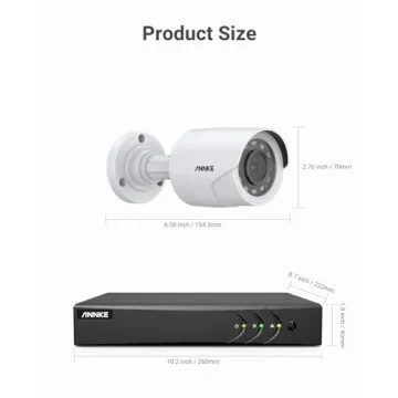 ANNKE 3K Lite Security Camera System - AI Detection