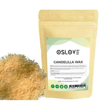 Oslove 100% Pure Candelilla Wax for Crafting