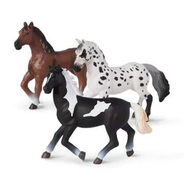 Terra by Battat Horse Figurines - Realistic 6-Piece Set