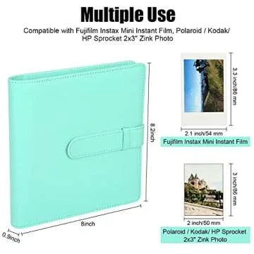 Elegant 256 Pockets Photo Album for Fujifilm Instax Mini