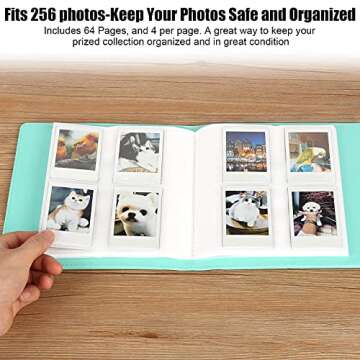 Elegant 256 Pockets Photo Album for Fujifilm Instax Mini