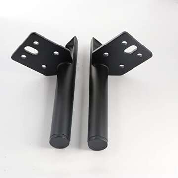 Osring 6 Inch Metal Furniture Legs for Stylish Support