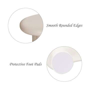 FIVEGIVEN Cloud Coffee Table Modern Design for Living Room