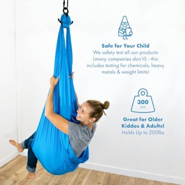 Harkla Sensory Swing 300lbs Capacity Calming Hug Effect
