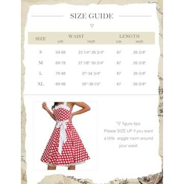 Dresstells Womens Vintage Rockabilly Petticoat Skirt Tutu 1950s Underskirt Ivory S/M