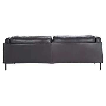 Luxurious SAFAVIEH Couture Leather Sofa - Fully Assembled