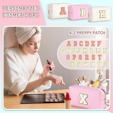 Trendy Preppy Makeup Bag - Perfect Christmas Gifts