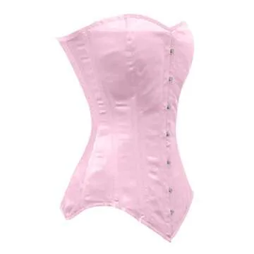 Luvsecretlingerie Heavy Duty 26 Double Steel Boned Waist Training Corset - Satin Overbust Shaper
