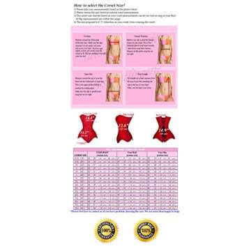 luvsecretlingerie Heavy Duty 26 Double Steel Boned Waist Training Satin Normal Torso Overbust Shaper Corset #8151-OT-SA