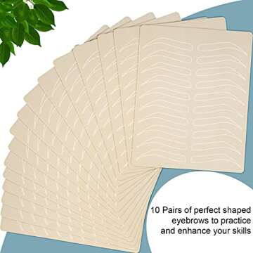 Maitys Microblading Practice Kit - Double-Sided Silicone Skin