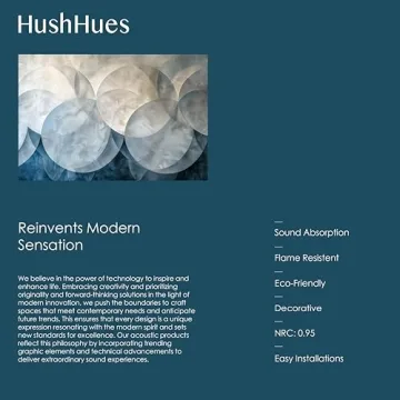 HushHues Soundproof Acoustic Panels for Studios & Offices