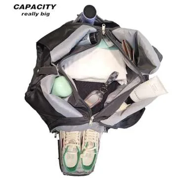 Uhawi Yoga Gym Bag with Mat Holder and Wet Dry Storage