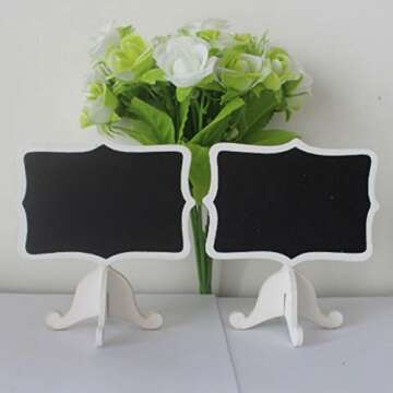 Mini Rectangle Chalkboards for Weddings and Events