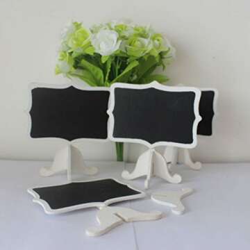 Mini Rectangle Chalkboards for Weddings and Events