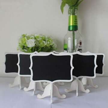 Mini Rectangle Chalkboards for Weddings and Events
